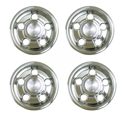 Image of 1967 - 1968 Polished Rally 1 Center Cap Set of 4