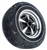 Image of 1969 Rally Wheel with White Wall Tire "JK", Original GM Used