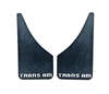 Image of Universal Wheel Mud Flaps / Splash Guards with TRANS AM Text, Pair