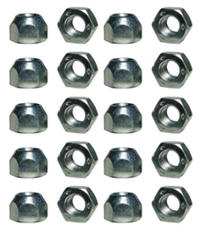 Image of Original Style Lug Nut Set with Diamond Cut for Rally Wheel or Steel Wheel, USA Made