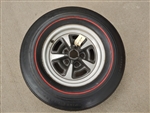 Image of Goodyear Speedway Wide Tread Polyglas NON DOT Redline Tire and Rallye Wheel