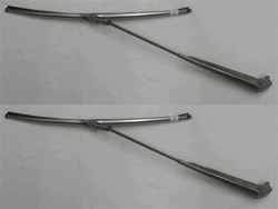 1967-1969 Wiper Arm Kit Brushed Coupe