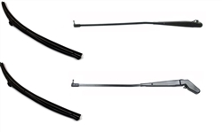 Image of 1982 - 1986 Firebird and Trans Am OE Style Windshield Wiper Arm and Blade Kit, Black
