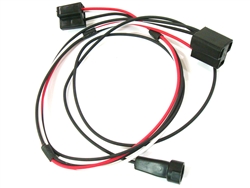 Image of 1969 Firebird and Trans Am Heater Control Wiring Harness, Without Air Conditioning
