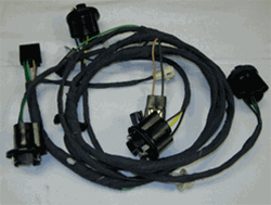 Image of 1967 Firebird Rear Body Tail Light Lamp Wiring Harness, Coupe