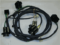 Image of 1967 Firebird Rear Body Tail Light Lamp Wiring Harness, Convertible