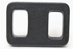 Image of 2000 - 2002 Firebird Console Convertible Top / TCS Traction Control Switch Panel Plate, Black (Ebony)