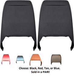 Image of 1973 - 1981 Firebird Deluxe Interior Seat Backs with Choice of Color, Pair