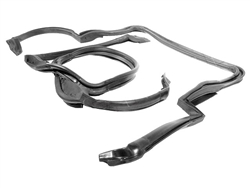 Image of 1976 - 1978 Hurst Design T-Top Main Body Weatherstrip, 2 Pieces 2nd Design