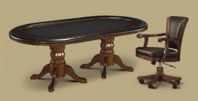 Legacy Texas Holdem Poker Table with Elite Chairs