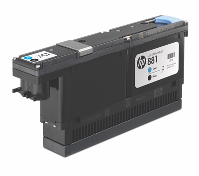 HP 881 Latex Printhead CR328A Cyan Black