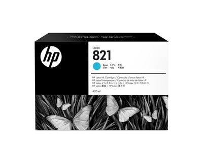 HP 821 Latex Ink Cartridge G0Y86A Cyan