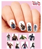 Avengers Thor, Captain America, Iron Man Assorted Waterslide Nail Decals