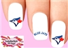 Toronto Bluejays Baseball Assorted Waterslide Nail Decals