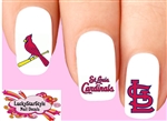 St Louis Cardinals Baseball Assorted Set of 20  Waterslide Nail Decals