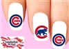 Chicago Cubs Baseball Assorted Waterslide Nail Decals