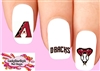 Arizona Diamondbacks Baseball Assorted Waterslide Nail Decals