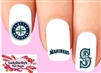Seattle Mariners Baseball Assorted Set of 20 Waterslide Nail Decals