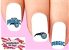 Orlando Magic Thunder Basketball Assorted Set of 20  Waterslide Nail Decals