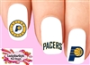Indiana Pacers  Basketball Assorted Set of 20 Waterslide Nail Decals