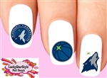 Minnesota Timberwolves  Basketball Assorted Set of 20 Waterslide Nail Decals