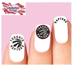 Toronto Raptors Basketball Assorted Set of 20 Waterslide Nail Decals