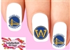 Golden State Warriors Basketball Assorted Set of 20  Waterslide Nail Decals