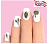 Peacock Feathers Assorted Set of 20 Waterslide Nail Decals