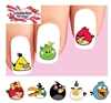 Angry Birds Assorted Set of 20 Waterslide Nail Decals Waterslide Nail Decals