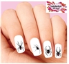 Black Widow Spider Assorted Set of 20 Waterslide Nail Decals