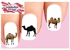 Camel Assorted Set of 20 Waterslide Nail Decals