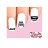 Jeep Off Road Assorted Set of 20 Waterslide Nail Decals