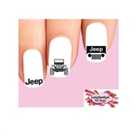 Jeep Off Road Assorted Set of 20 Waterslide Nail Decals