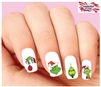 Grinch Christmas Assorted Set of 20 Waterslide Nail Decals