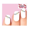Christmas Holiday String of Lights Set of 20 Waterslide Nail Decals