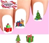 Holiday Christmas Tree and Presents Assorted Set of 20  Waterslide Nail Decals