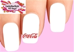 Coca Cola Set of 20 Waterslide Nail Decals