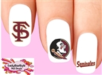 Florida State Seminoles Assorted Set of 20 Waterslide Nail Decals