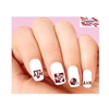 Texas A & M University Assorted Set of 20 Waterslide Nail Decals