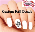 Custom Waterslide Nail Decals - Your Design or Idea