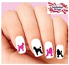 Poodle Assorted Set of 20 Waterslide Nail Decals
