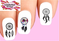 Native American Dream Catcher Assorted Set of 20 Waterslide Nail Decals