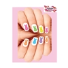 Easter Colorful Marshmallow Bunnies Assorted Set of 20 Waterslide Nail Decals