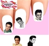 Elvis Presley Assorted Set of 20 Waterslide Nail Decals