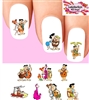 The Flintstones Fred Wilma Betty Barney Assorted Set of 20 Waterslide Nail Decals