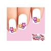 Colorful  Hawaiian Hibiscus Flowers Set of 20 Waterslide Nail Decals