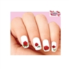 Red Roses Assorted Set of 20 Waterslide Nail Decals