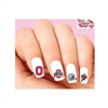 Ohio State Buckeyes Football Assorted Set of 20 Waterslide Nail Decals