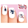 New England Patriots Football Assorted Set of 20 Waterslide Nail Decals