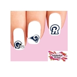 Los Angeles Rams Football Assorted Set of 20 Waterslide Nail Decals